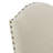 Anjila High-Back Dining Chair with Skirt and Nailhead Trim