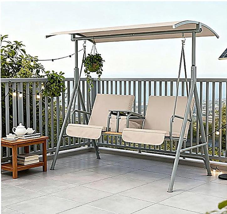 Balancelle d'extérieur, chaise de patio, pour le jardin, la piscine, la cour arrière
