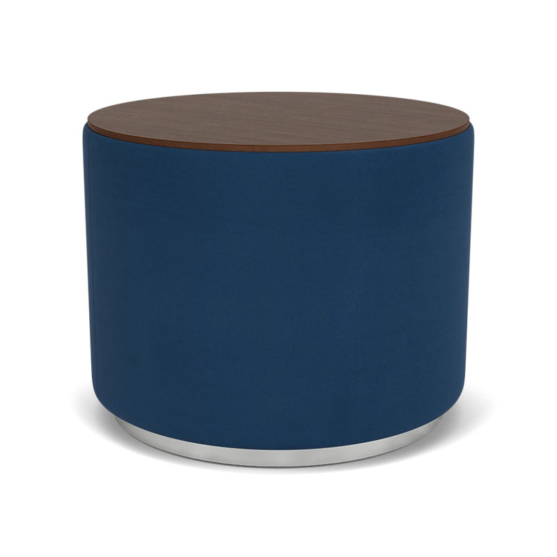 Table de réception avec plateau en stratifié Darsey, Noyer Riftwood, 16", Argent; Patriot Plus Blue Ridge