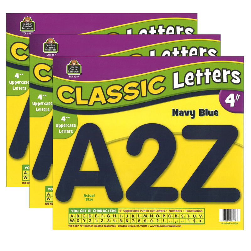 Lettres majuscules classiques
