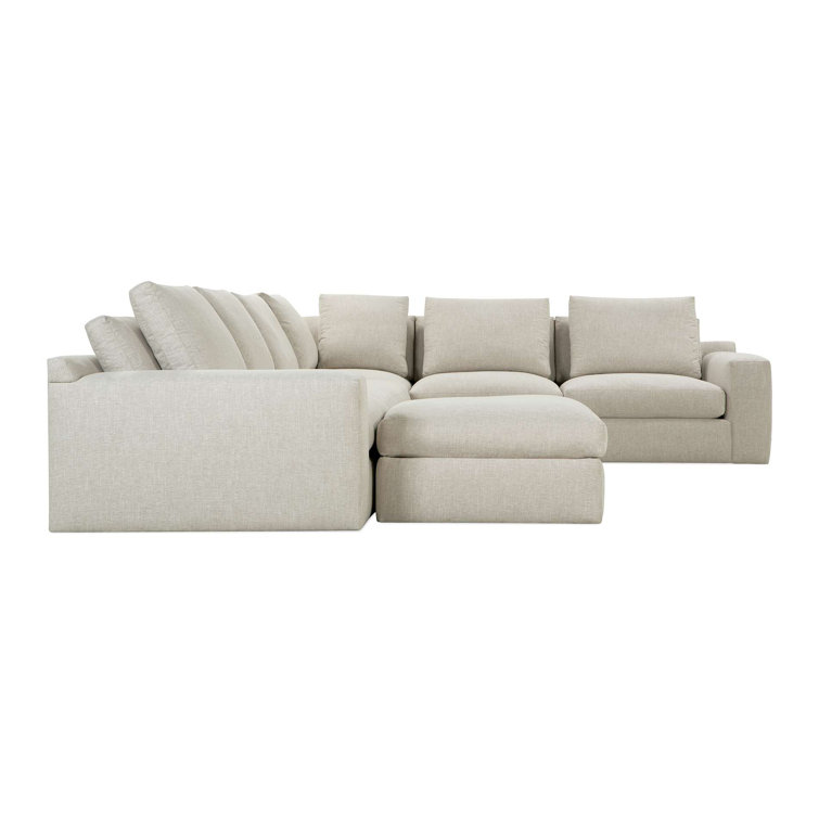 Caspian Upholstered Curved Arms Sectional Sofa White and Black – Midtown  Outlet Home Furnishings