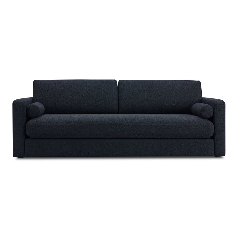 Tov Furniture Ryan Black Boucle Sofa Bed, Black Boucle