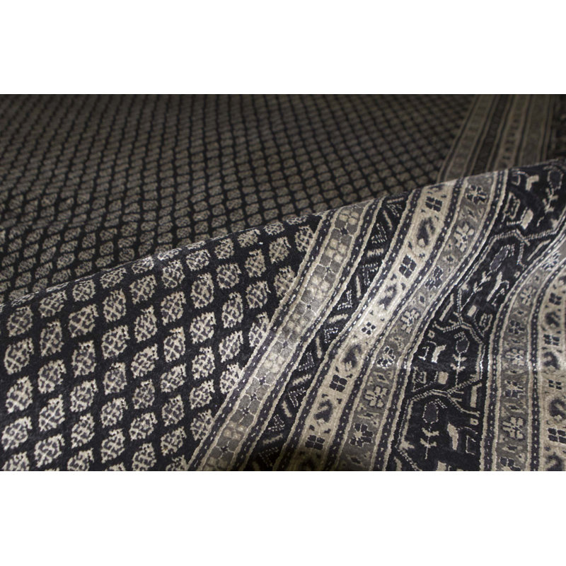 Wool Paisley Area Rug, Rectangle 9'11" x 13'10"