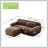 80" Modular Upholstered L-Shaped Sofa With Ottoman-613306472