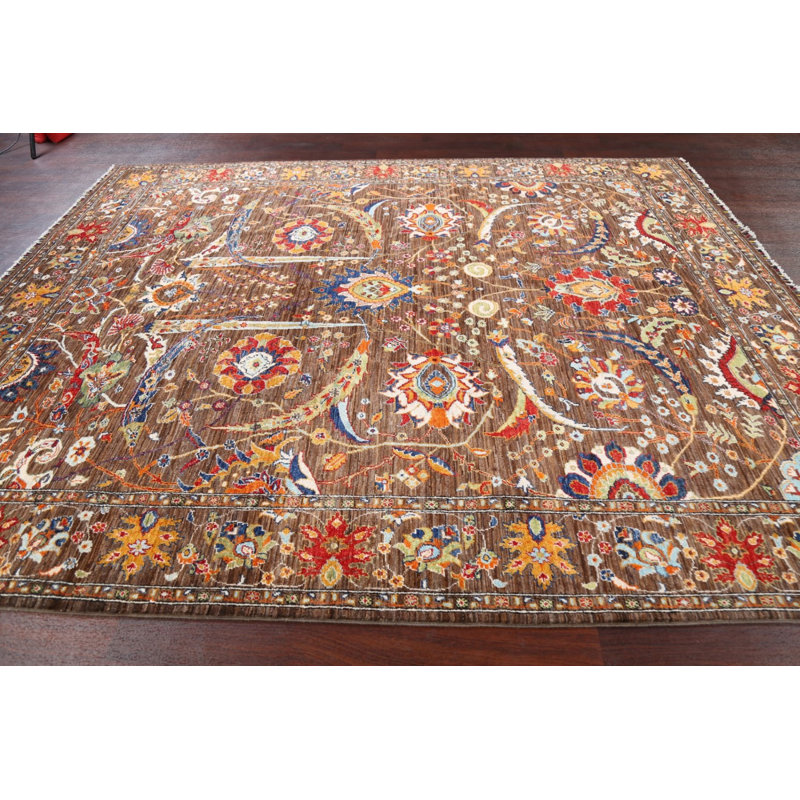 One-of-a-Kind 8'2" X 9'9" Wool Area Rug in Brown