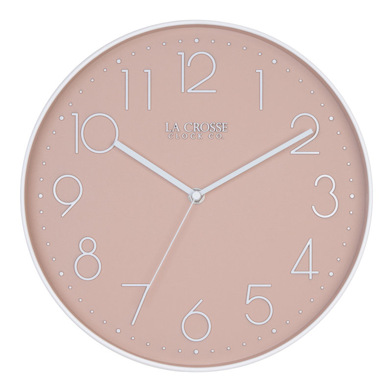 Horloge murale 12 po Paxton, Peach