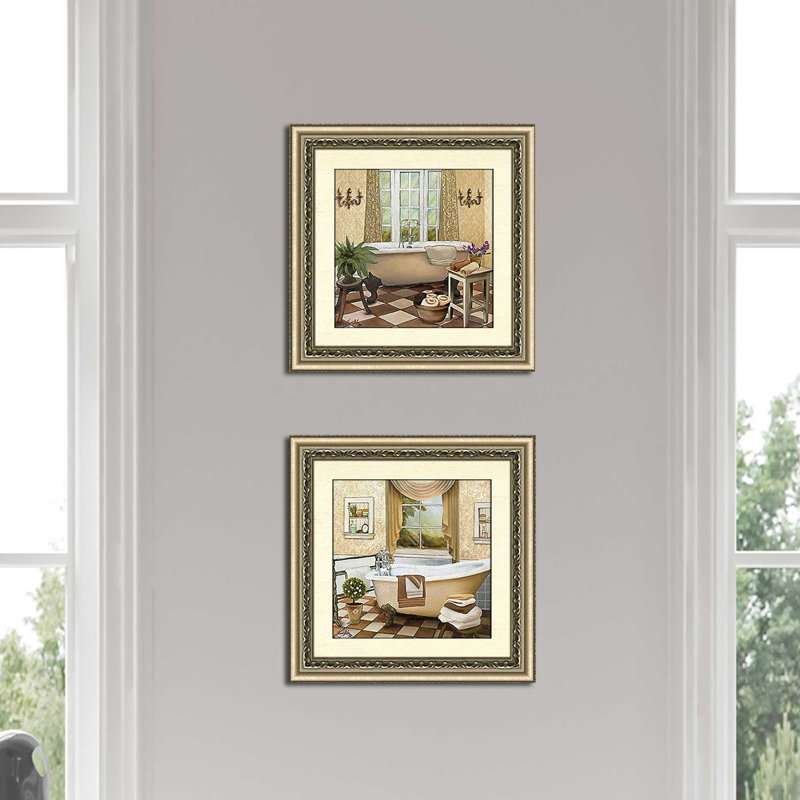 «French Bath II», impression sous verre