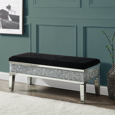 Faux Leather Upholstered Storage Bench