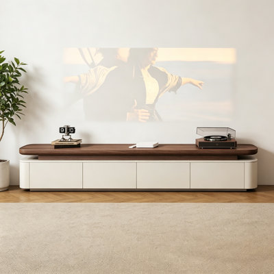 Meuble télé élégant de style crème