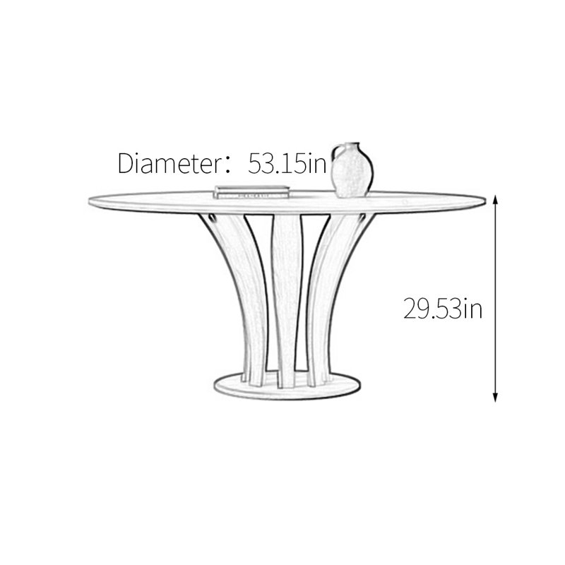 Âmes, H 29,53 po x L 53,15 po x l 53,15 po