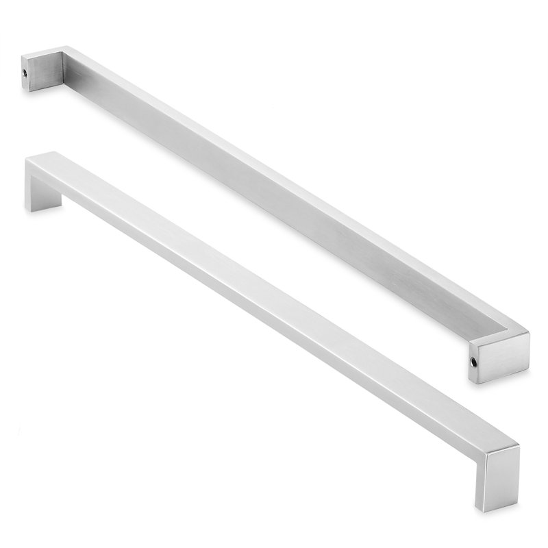 Brushed Nickel 17.7" Modern Cabinet Handle Bar Set