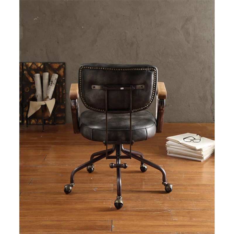 Chaise de bureau Hallie, Noir