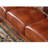 European-style Living Room Carved Chair. Leather Armchair