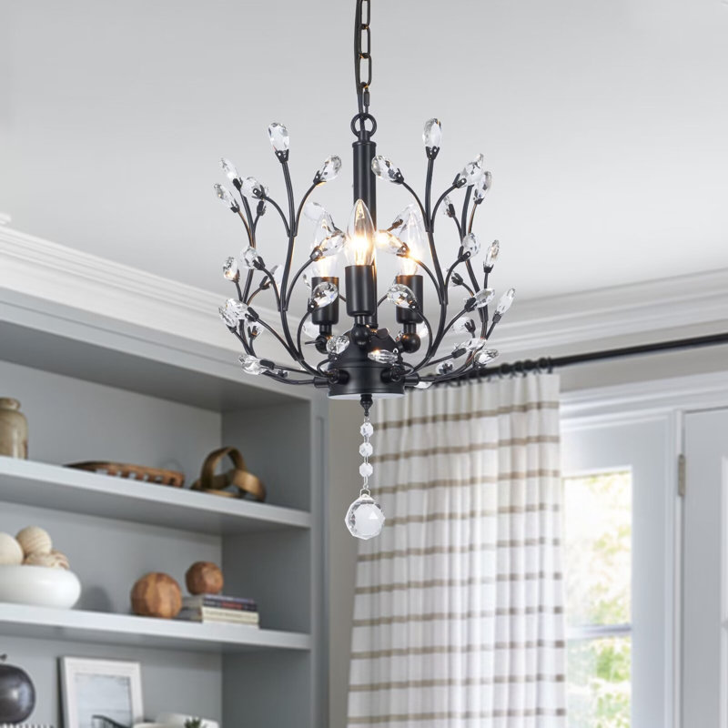 Juleimy 3 - Light Sputnik Crystal Chandelier Dimmable