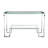 Declan 53'' Glass Top Console Table-1064743105