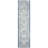 Aurich Light Gray/Blue Oriental Rug-1040926383