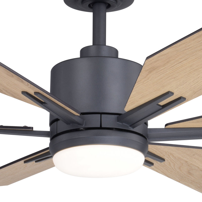 Ventilateur de plafond transitionnel 44 po noir anthracite Alhareth