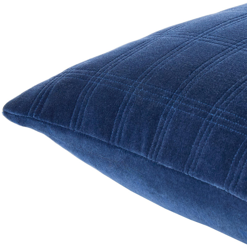 Digby Accent Pillow, Square 22'', Blue, Duck Down