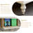 White Solid + Manufactured Wood+Glass Display Cases