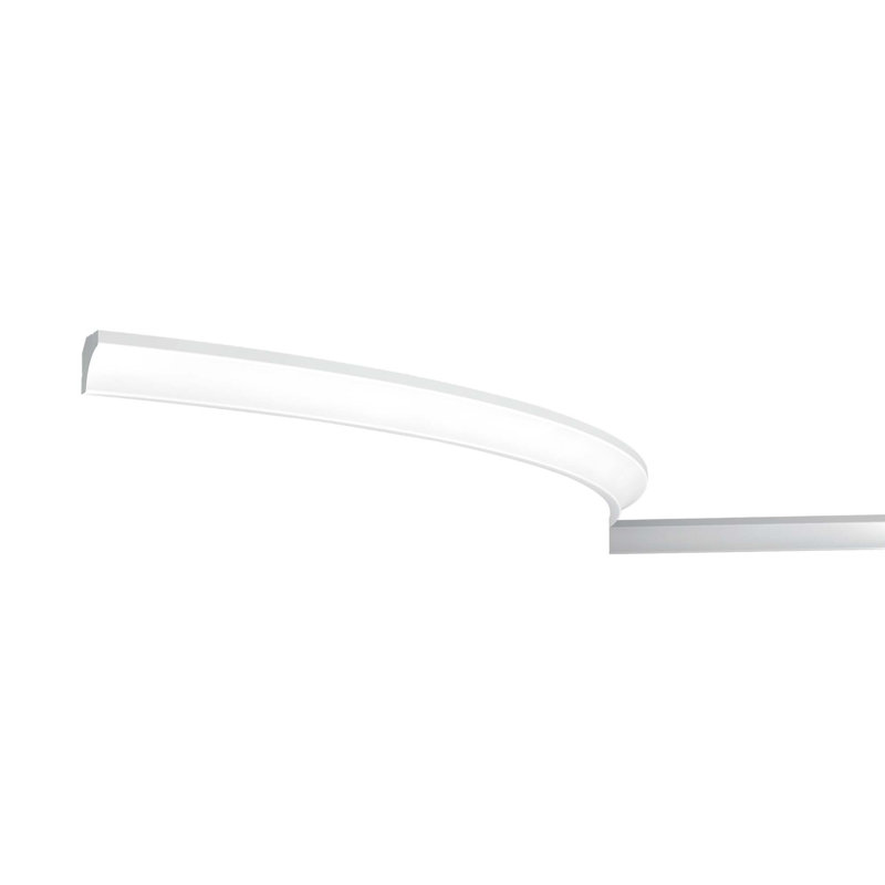 Polyuréthane flexible, blanc apprêté H 9/16 po x l 78 po x P 9/16 po