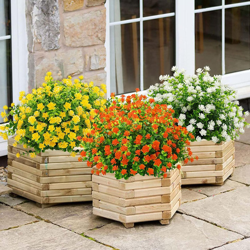 Fleurs artificielles pour l'extérieur