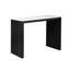 Contemporary Style 3 - Piece Black/beige Faux Marble Dining With Cushioned Stools And Medium Firm Seating, Compact For Small Spaces In Campers, Assembly Needed Dining, Required