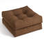 2 coussins de coussin de chaise de patio intérieur / extérieur