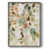 Toile avec cadre noyer