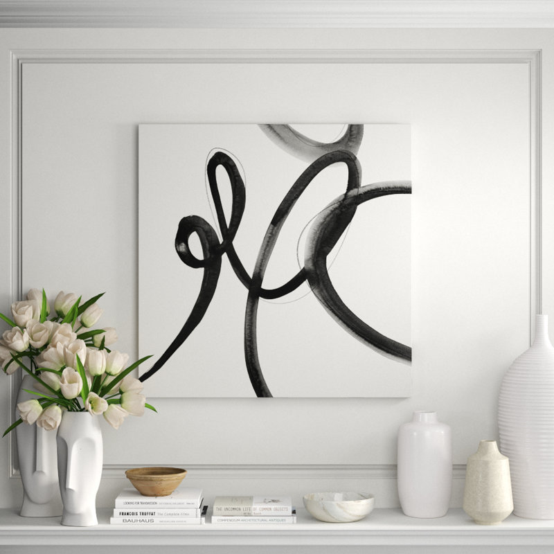 Heartbeat Note X Print by Barclay Butera, 36" H x 36" W, Image Brush Gel