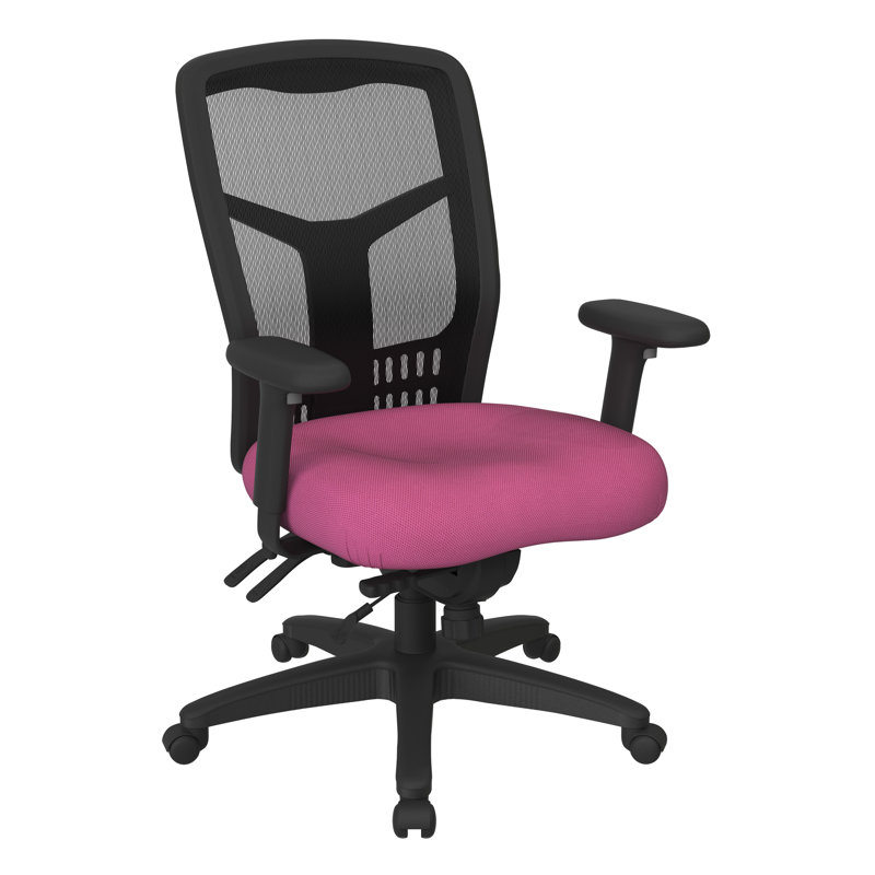 Chaise de travail ergonomique ProGrid, Rose