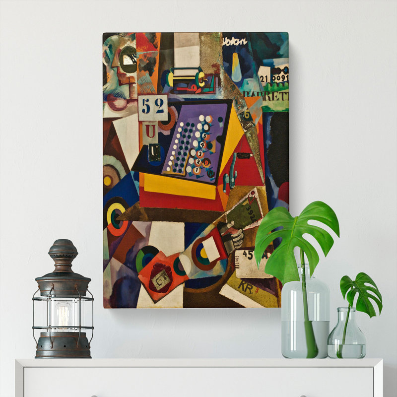 Composition Vol.3 by Amadeo De Souza-Cardoso - Wrapped Canvas, 50cm H x 35cm W x 3cm D
