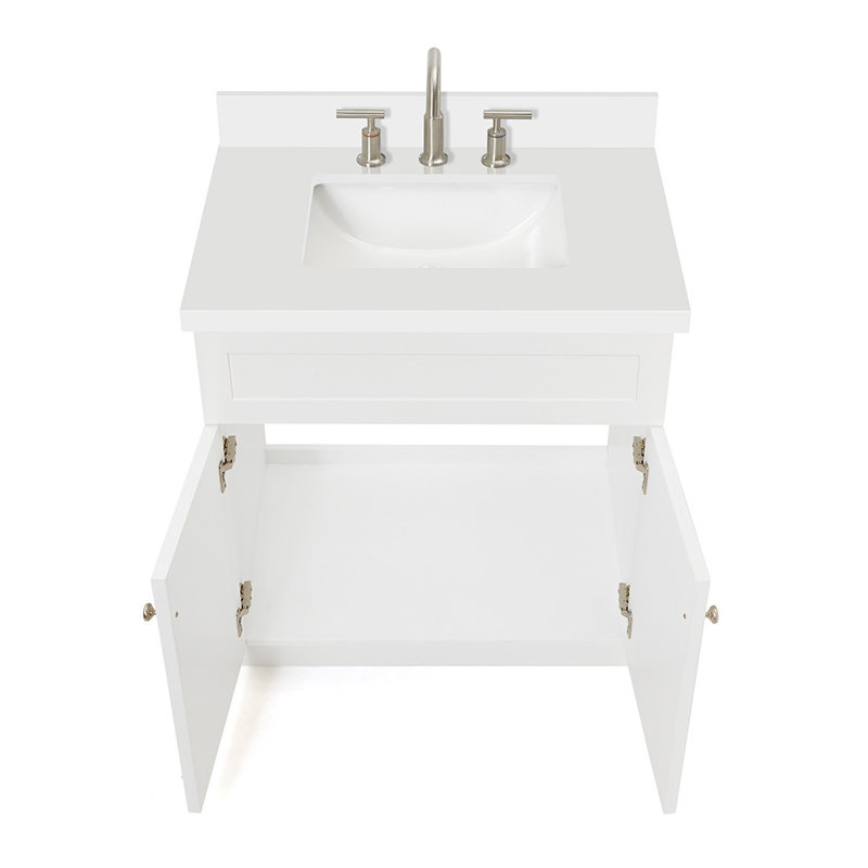 Ensemble de meuble-lavabo simple 31 po Hamlet, Blanc