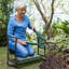 Garden Kneeler, tabouret de siège, coussin à genoux et 1 grande poche à outils latérale et conception pliable facile pour le transport et le rangement
