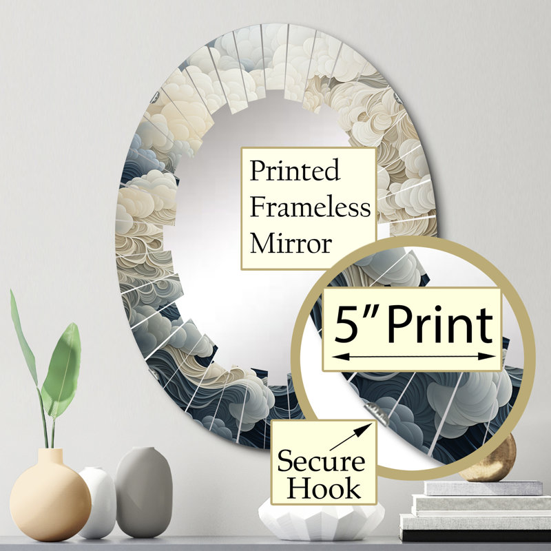 Miroir mural Pend tennis, 30 po x 20 po