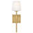 Hinkley Saunders Single Light Wall Sconce with Hand-Blown Etched Opal Glass Shade