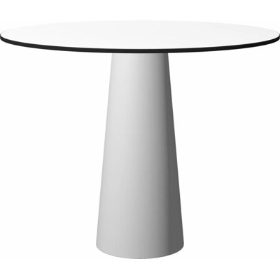 Container Round Pedestal Dining Table
