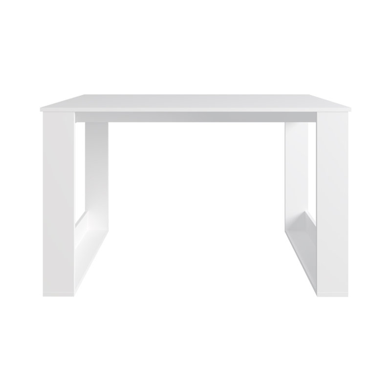 Bureau d'ordinateur Albion, bureau, blanc, Blanc