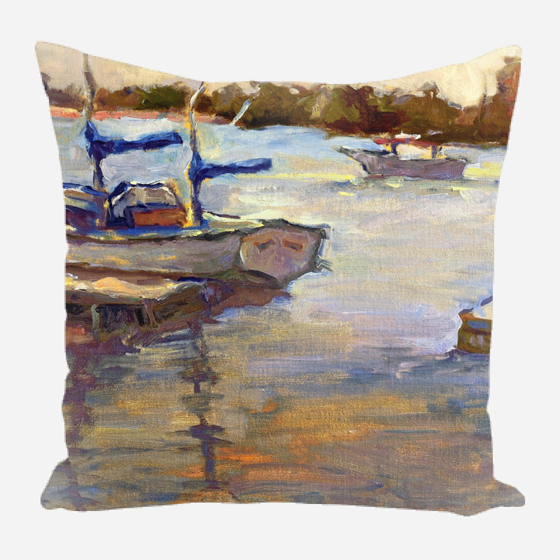 Linen Square Pillow Cover & Insert, 15" x 15"