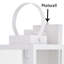 Applique murale d'extérieur Jazline H 17,25 po texturé blanc Dusk to Dawn-636675980-614123807