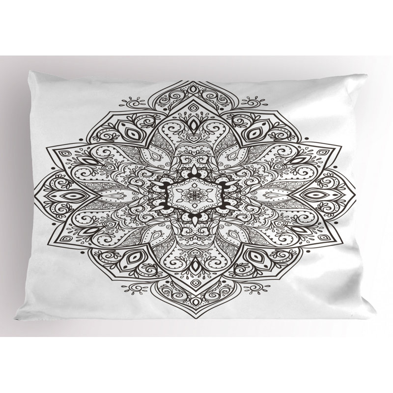 Manly Polyester Floral Sham Set, Twin