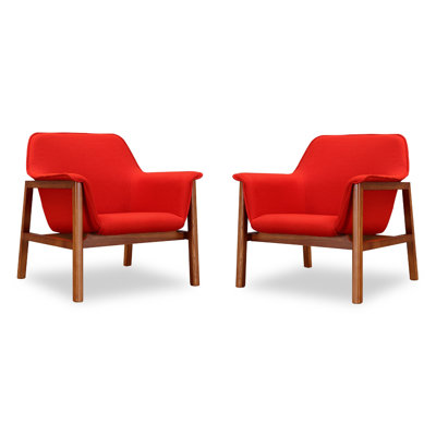 Fauteuil en bois de frêne Miller