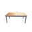 Chouinard 8 - Person Teak Metal Patio Dining Set with Rectangular Table-725236823