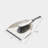 Dust Pan And Brush Set, Nesting Snap-On Design, Handheld Angle Broom And Dustpan Set Used To Clean Kitchens, Floors, Tables, Car, Office, White&Grey