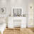Large White Vanity Tables With Mirror And Light
