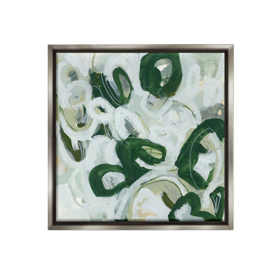 «Green Hued Shapes» par June Erica Vess sur toile