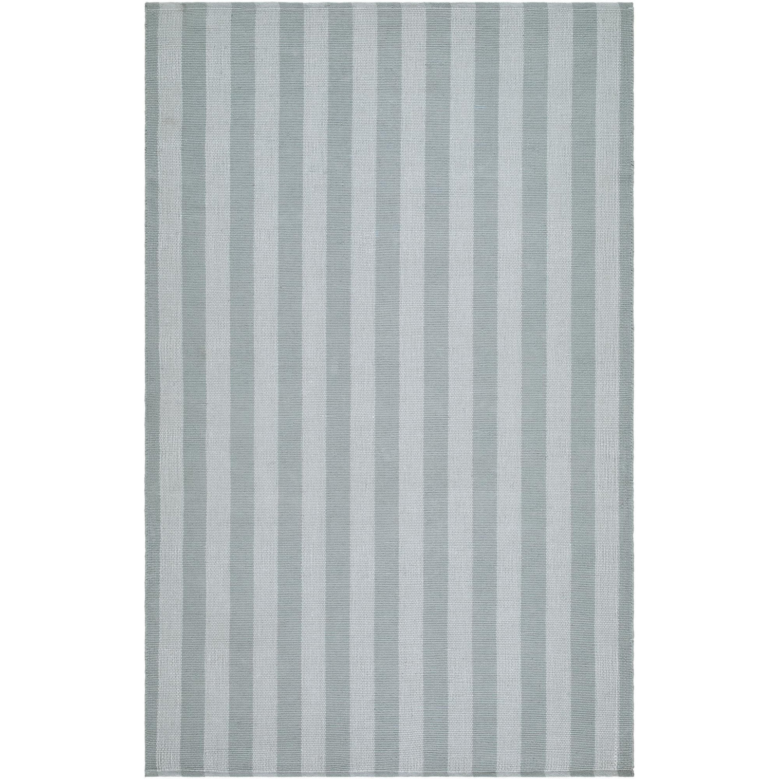 Jeanette Hand-Woven Striped Rug, Rectangle 5' x 8', Blue