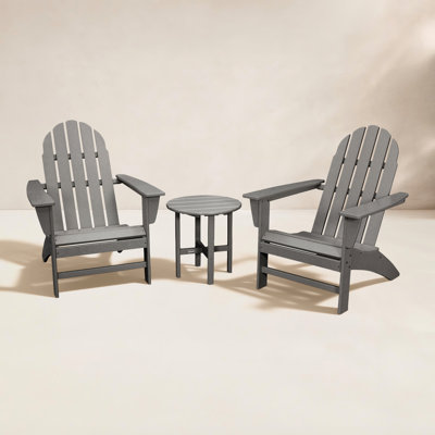 POLYWOOD® Classic Adirondack 2-Person Patio Seating Group