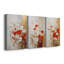 Floral Study Series XCIX - Ensemble de 3 toiles tendues avec châssis - Prêt à être accroché-1952225800