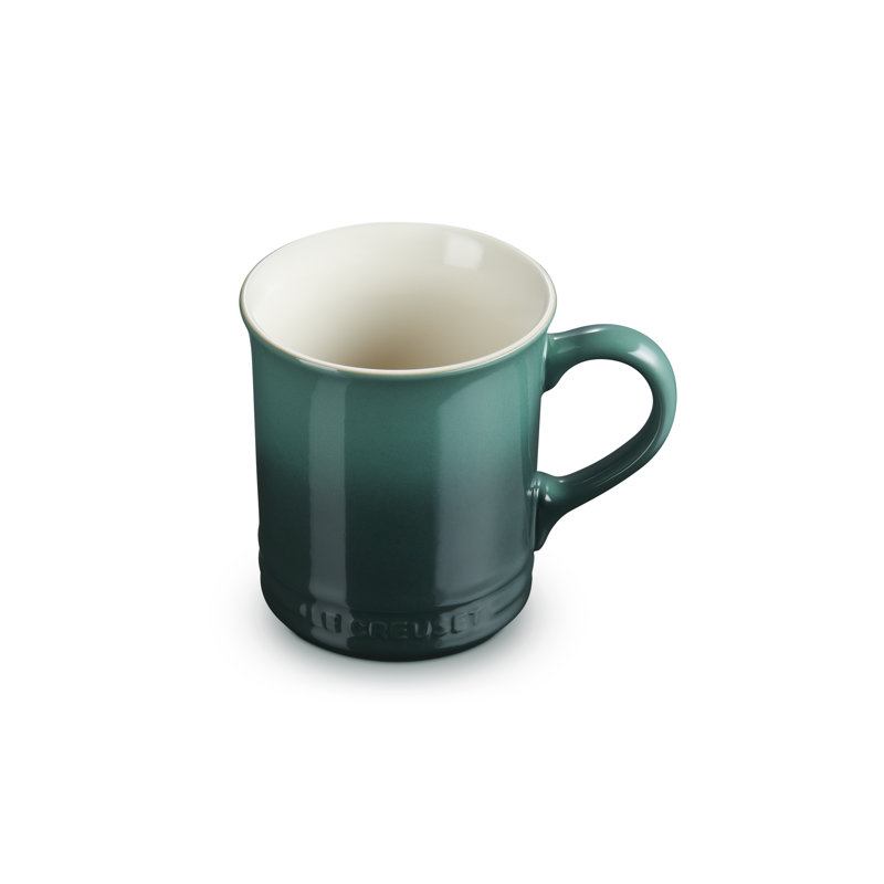 Le Creuset Stoneware Mug, 14Oz., Sea Salt, Green