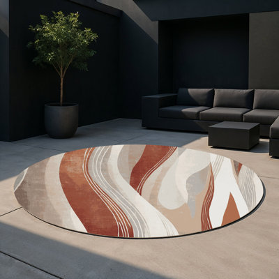 Tapis d'intérieur et d'extérieur Blush Horizons